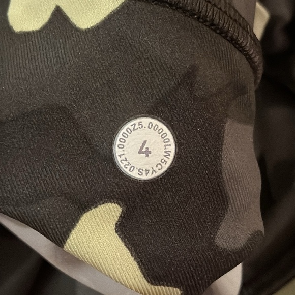 Lululemon 4 Swift Speed High-Rise Tight 28" Heritage Camo Crispin Green Multi - Picture 9 of 16
